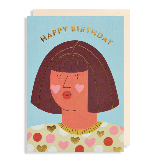 Sweet Cheeks Happy Birthday Card