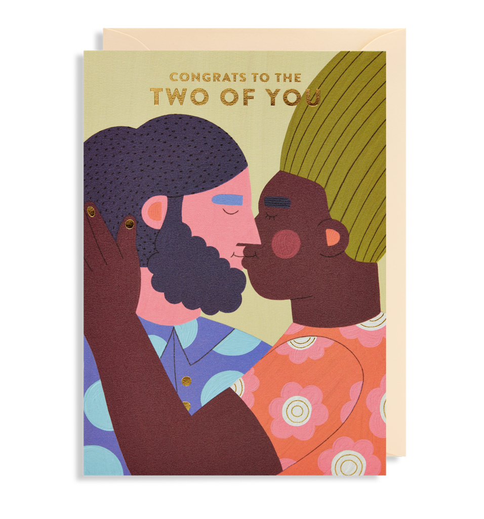 Two Of You Greetings Card