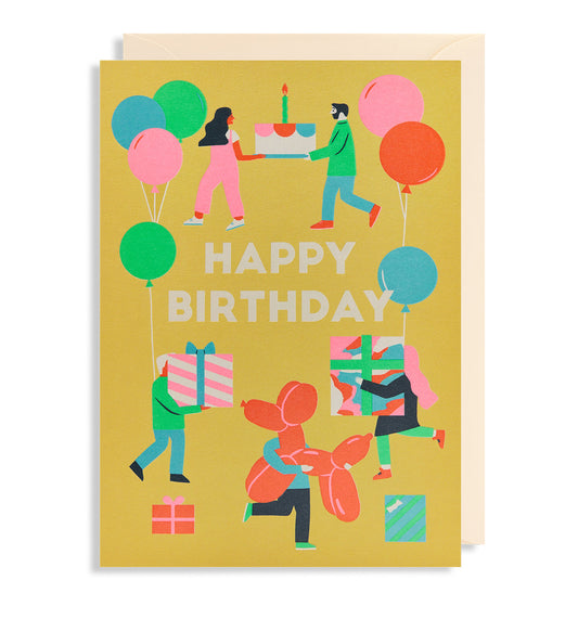 Happy Birthday Greetings Card