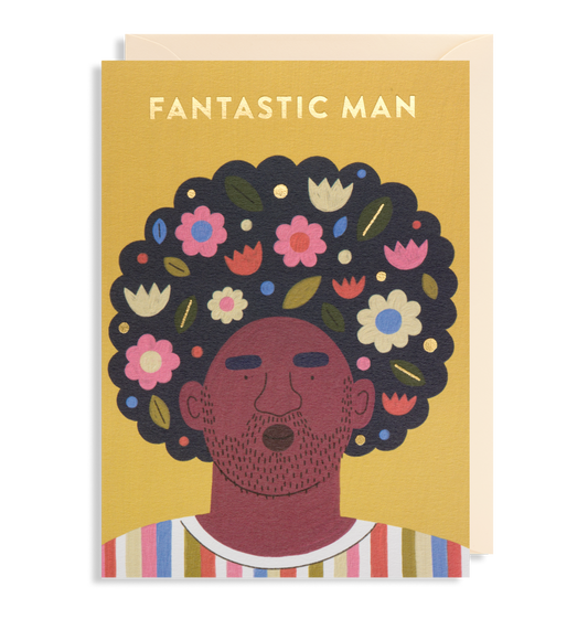 Fantastic Man Greetings Card