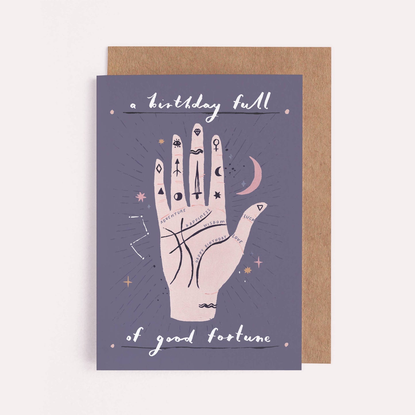 Palmistry Birthday Card