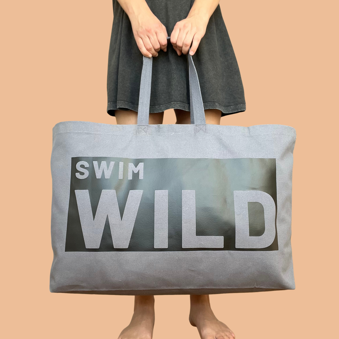 Jumbo Swim Wild bag - Grey/Black