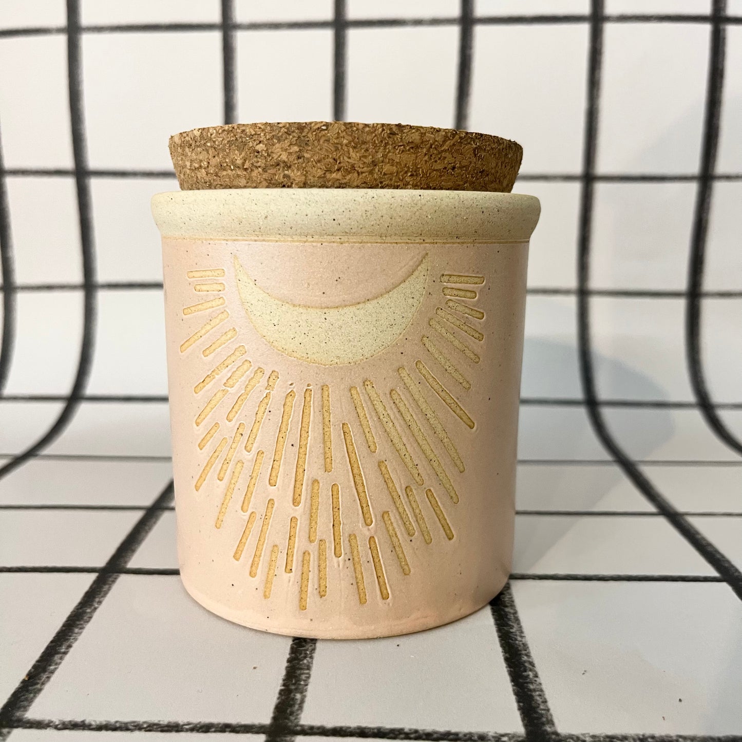 Dune Crescent Moon Candle