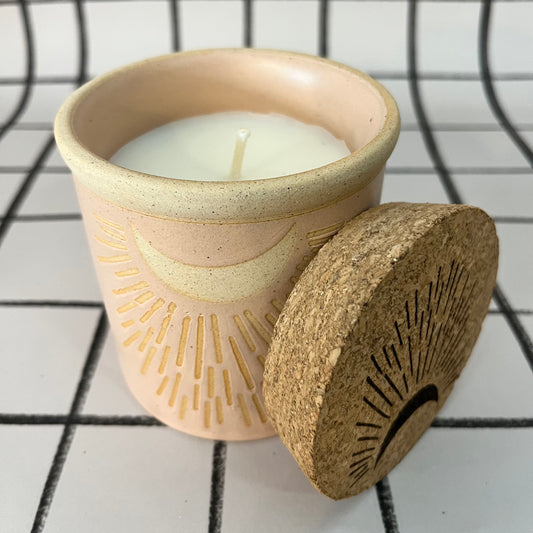 Dune Crescent Moon Candle