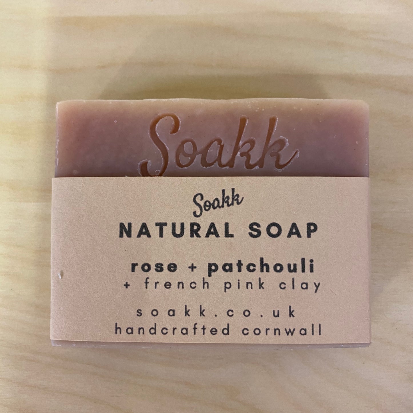 Rose + Patchouli + French Pink Clay Natural soap