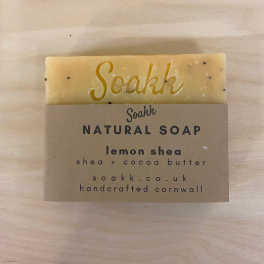 Lemon + Shea + Cocoa Butter Natural soap