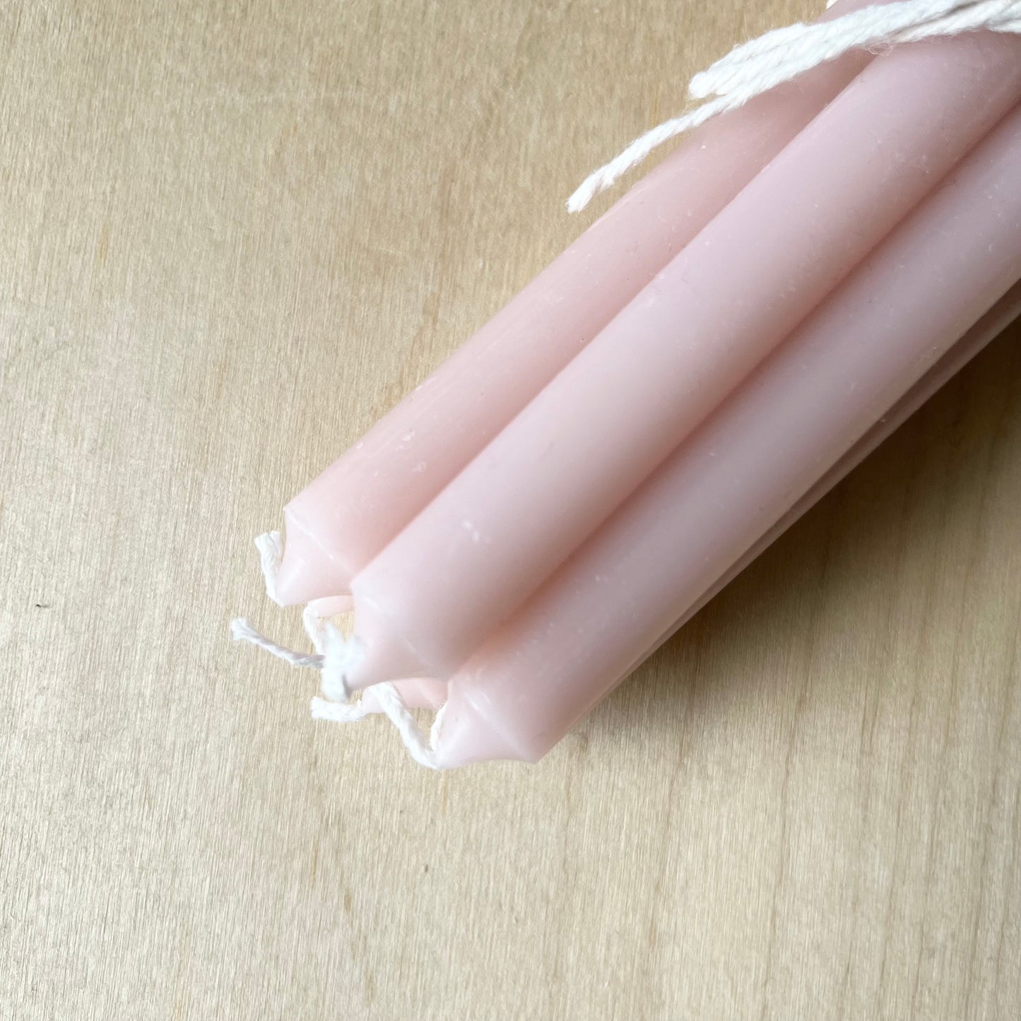 Long Taper Candles | Pack of 7 |  Light Pink