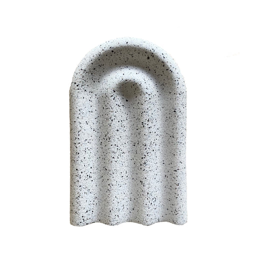Concrete Arch Soap Dish | Terrazzo