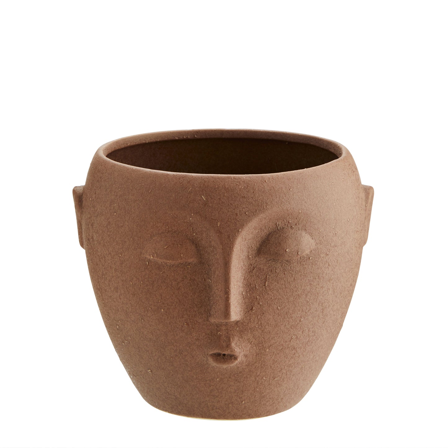 Terracotta Face Plant Pot - Large