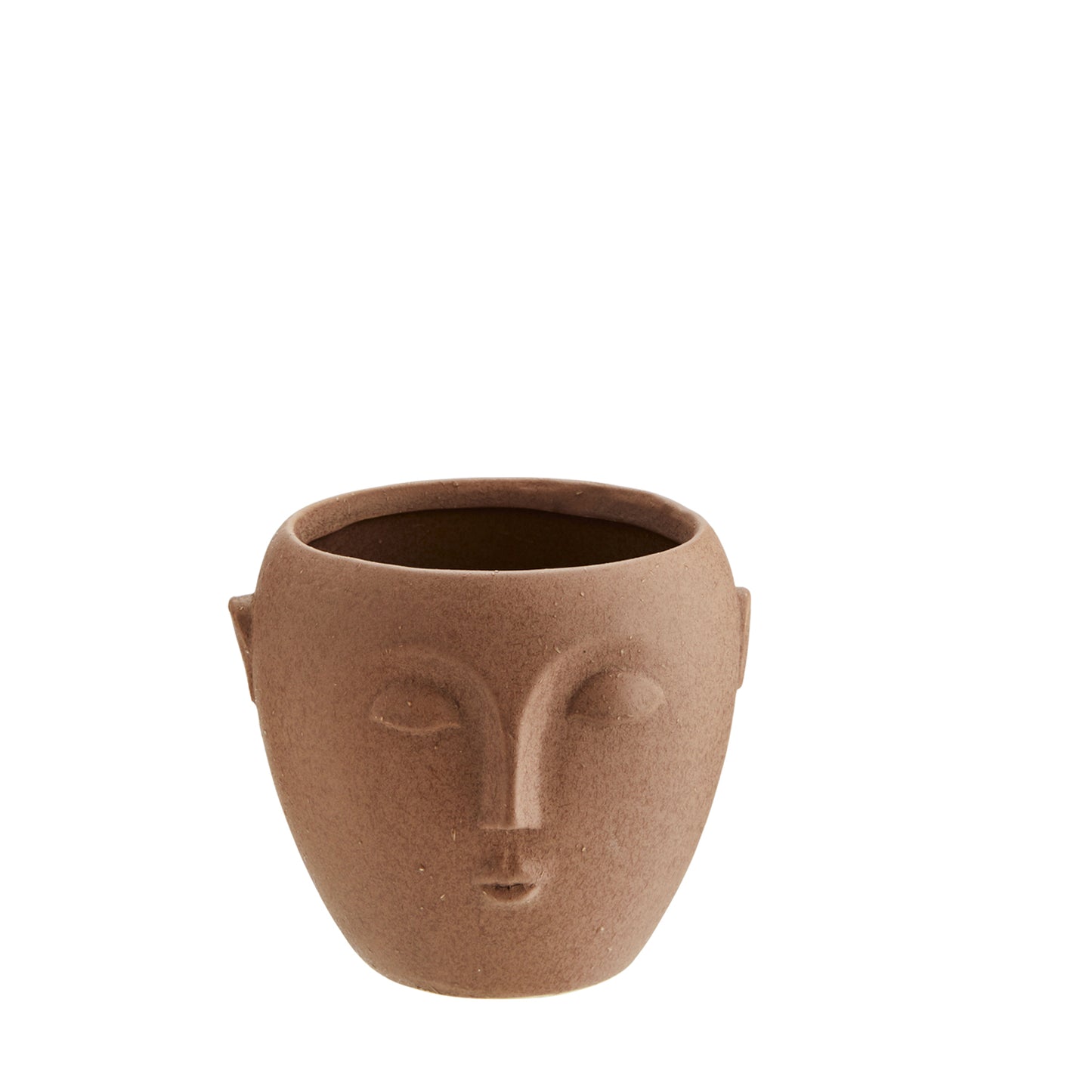 Terracotta Face Plant Pot - Small