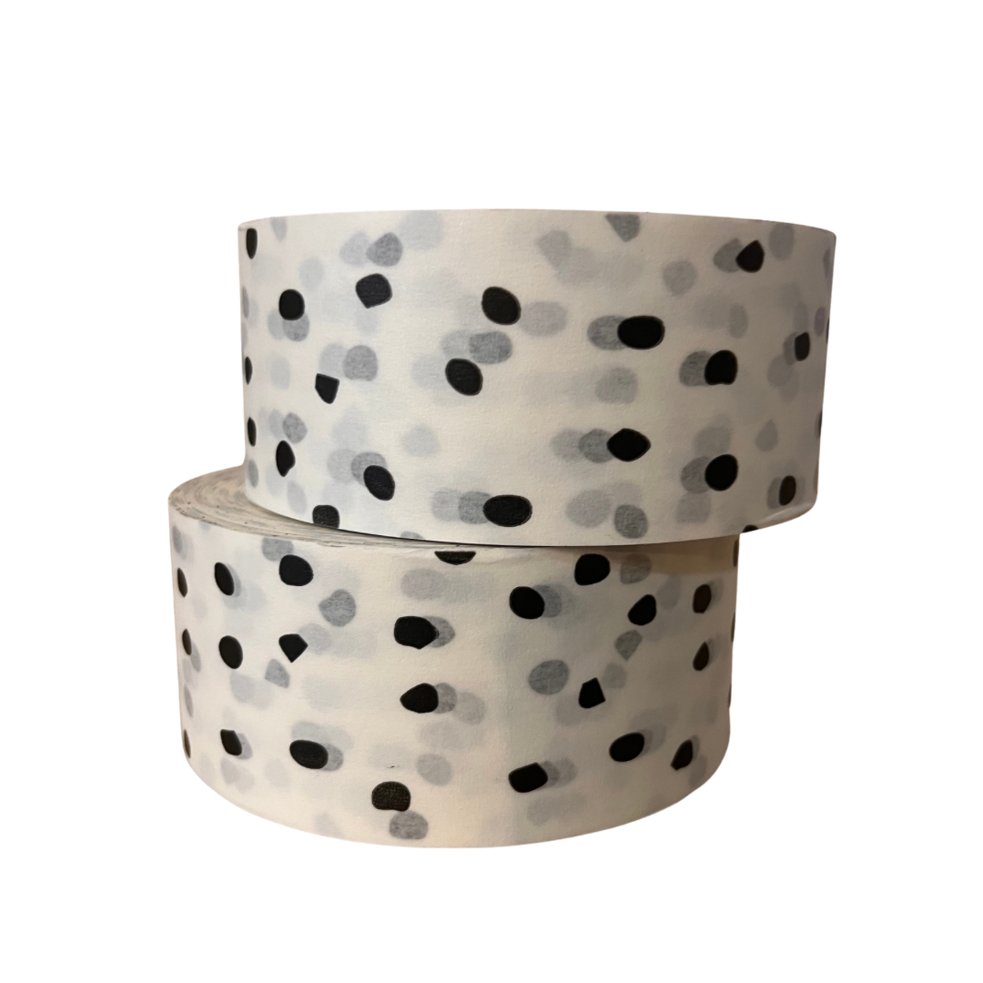 Dots Large Paper Tape | White