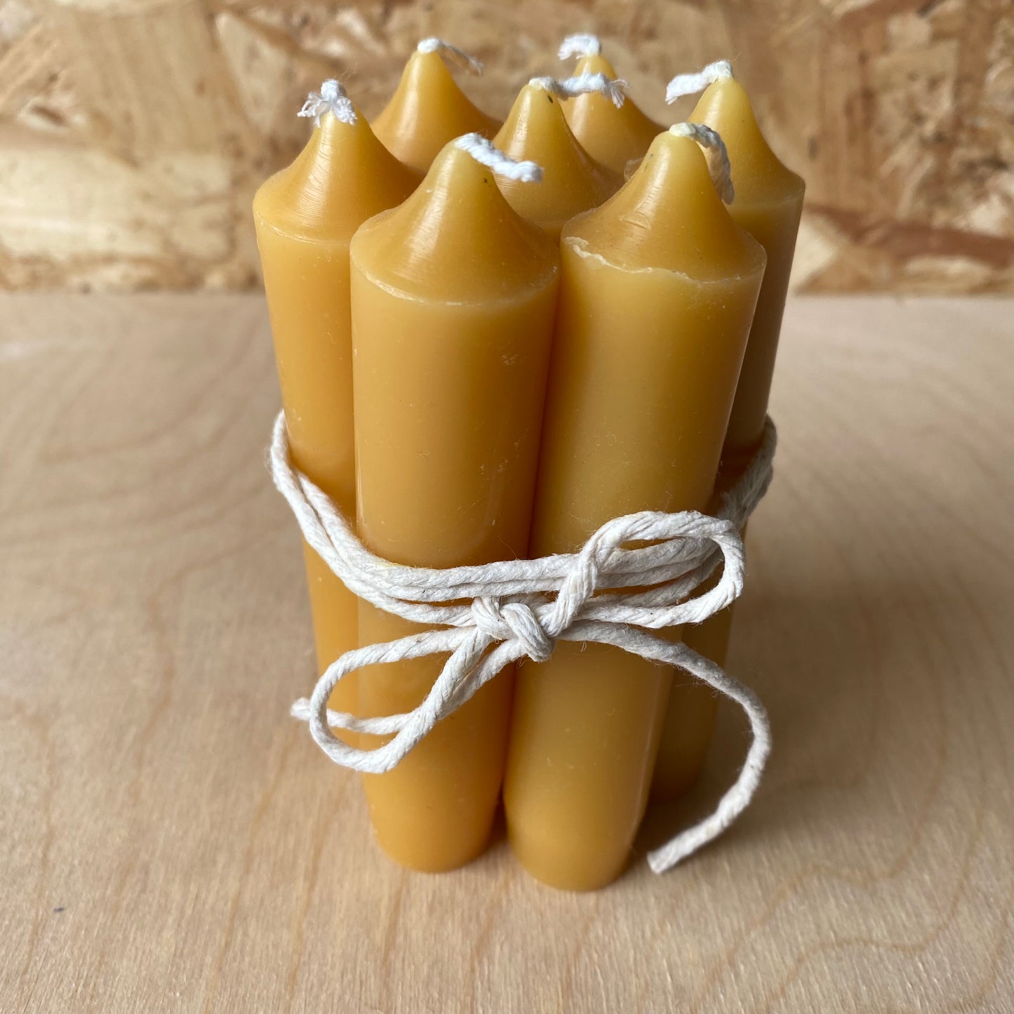 Short Dinner Candles | Bundle of 7 | Mustard