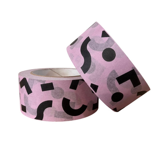Jumbo Roll Paper Tape | Lilac Shapes