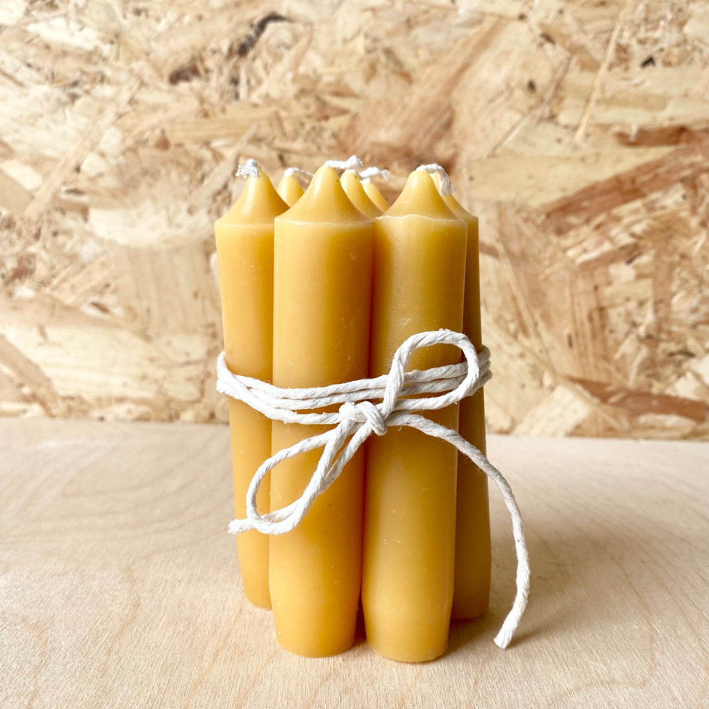 Short Dinner Candles | Bundle of 7 | Mustard