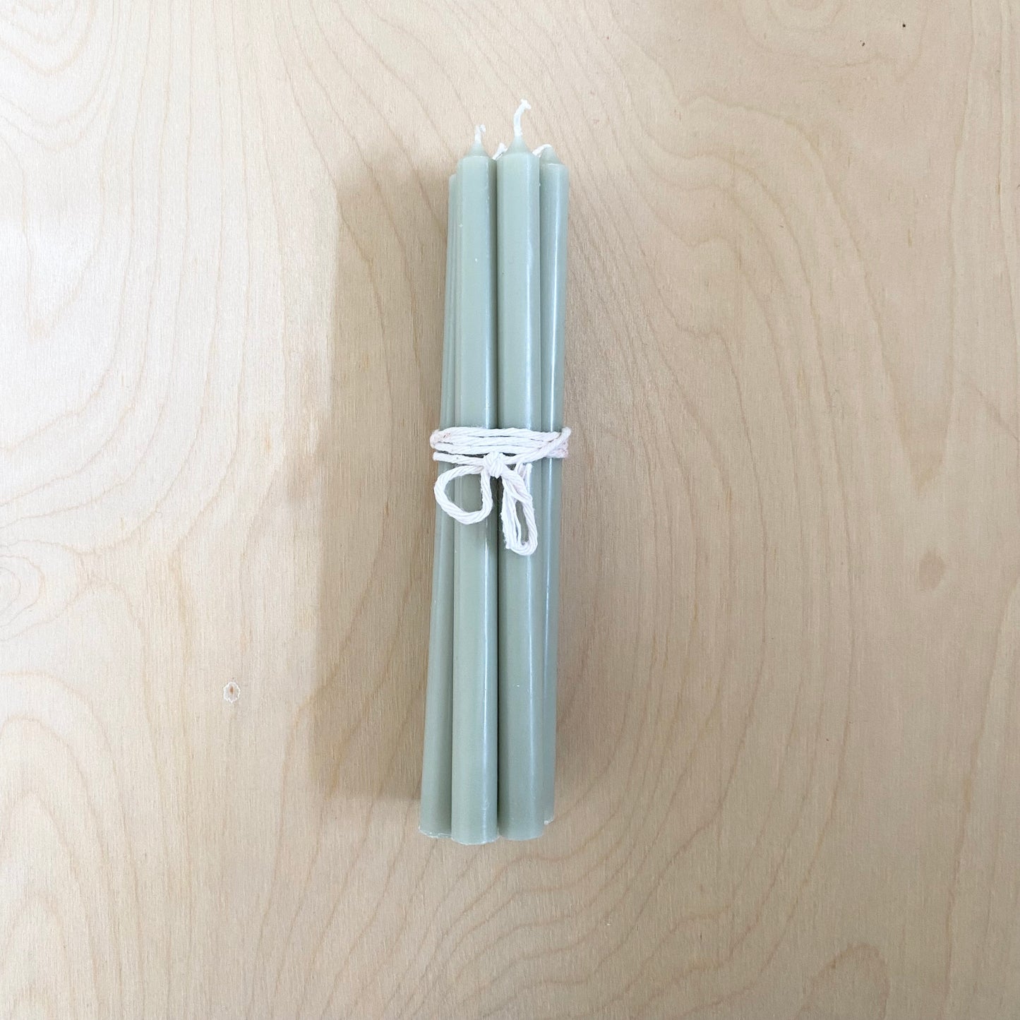 Long Taper Candles | Pack of 7 |  Light Green